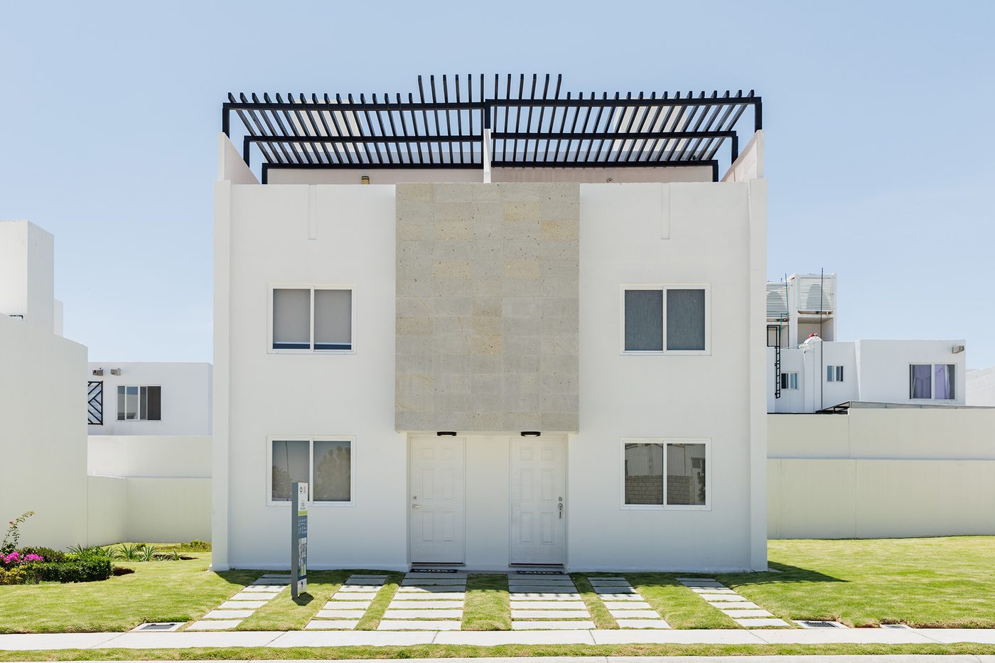 Fachada Modelo Ceiba con roof garden